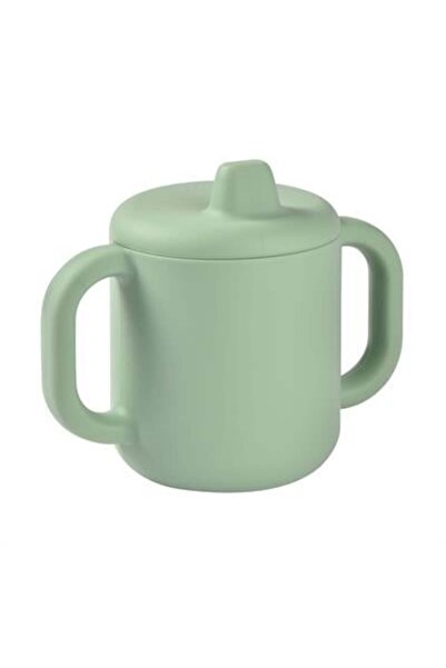 Beaba 2 Kulplu Silikon Öğrenme Suluğu Sage Green