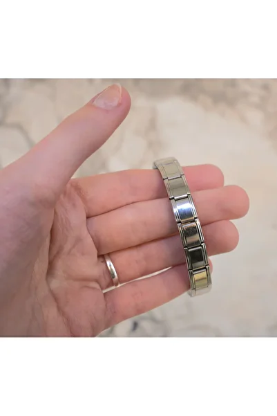Home Italian Model Men's Bracelet |   316L Steel |   Does Not Blacken |   Wide Link