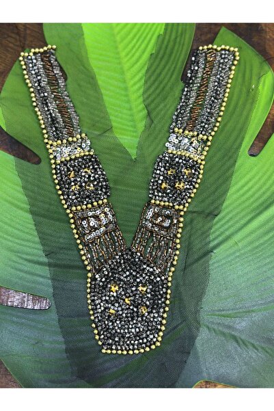 Gönülden Tasarım ETNIČKI OGRAC SA PERLAMA, ODEVNI AKSESUAR, 35X12 CM