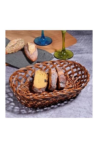 Kosova Spt343 Oval Bread Basket 27X20X7.5Cm