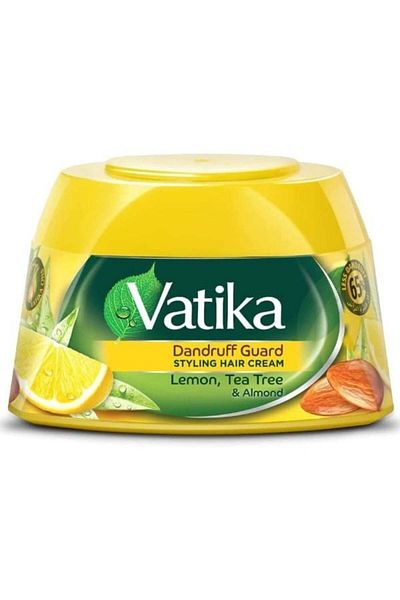 Vatika Vatika Anti-Dandruff Cream 140ml with Lemon, Tea Tree & Almond, 2-pack