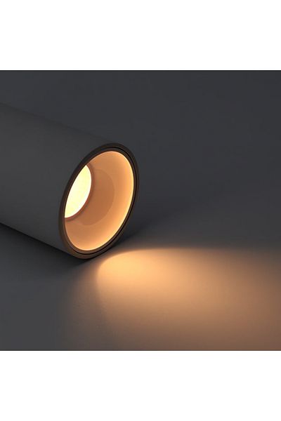 ULTRAS PERA Surface Mounted Cylinder 6500K Led Spot Black-Rose