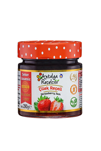 Antalya Reçelcisi STRAWBERRY JAM NO SUGAR 290 GR