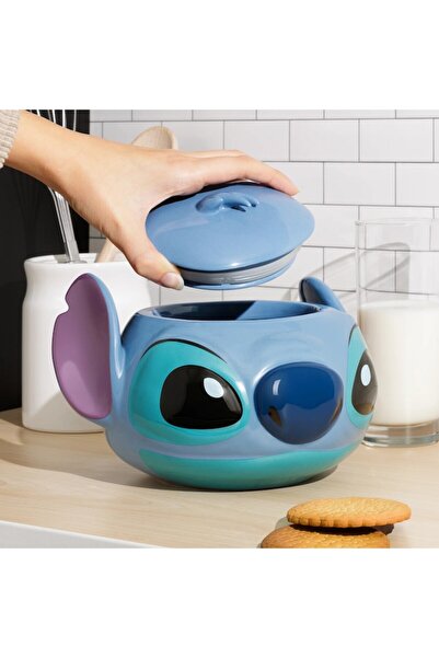 Paladone Stitch cookie jar, height 15 cm, 3D character shape, official Disney license