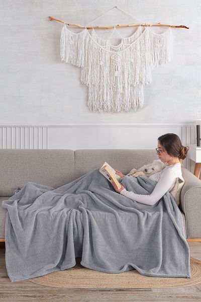 Güvenal Benna Wellsoft Tv Blanket 150X200Cm |   Plush |   Polar |   Soft Feather