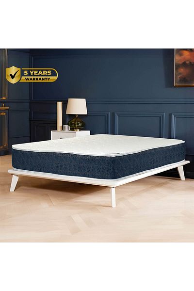 Lazy Vibes Celin | Bed Mattress 12 Layers - Blue & White