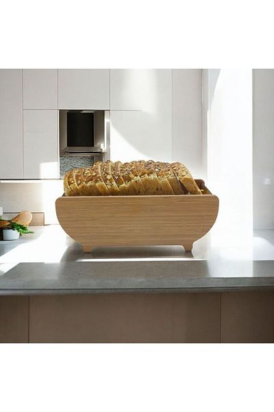 Süper Home Gondola Wooden Bread Bowl