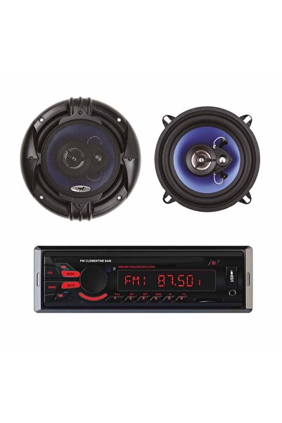 PNI Radio player MP3 auto Clementine 8440, 4 difuzoare auto coaxiale Hifi650 ...