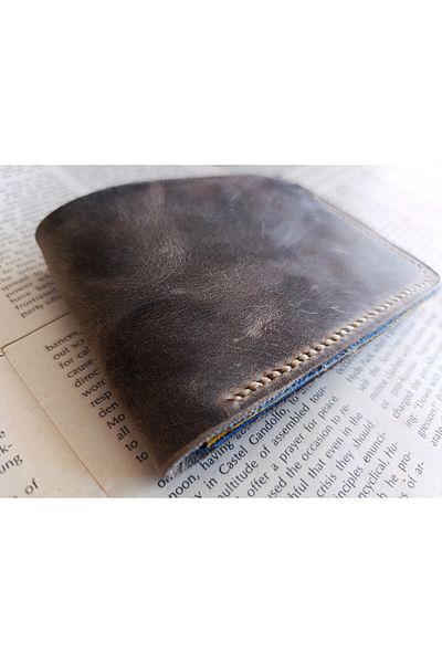 Mahfuz Real Leather Purely Handmade Wallet 22Cm*8Cm * 1 Bill Area 4 Card Compartments Zmr1