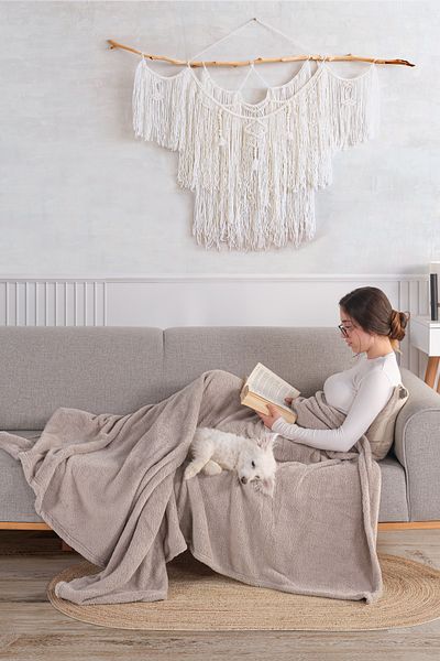 Lorateks Κουβέρτα TV DIONE Wellsoft 150x200cm |   Λούτρινο |   Φλις |   Μαλακό Γούνινο