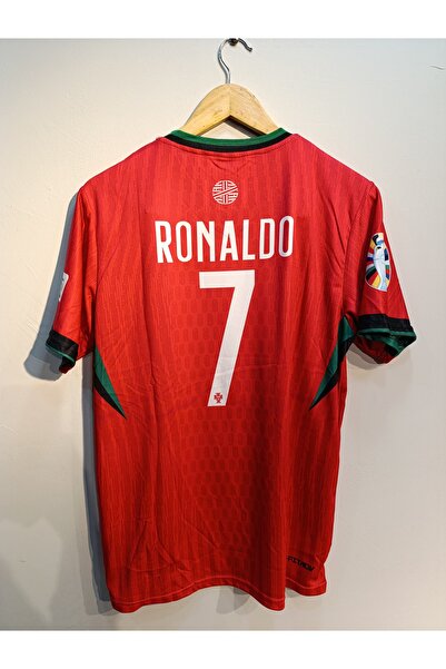 Genel Markalar PORTEKİZ EURO 2024 RONALDO 7 KIRMIZI YETİŞKİN FUTBOL FORMA