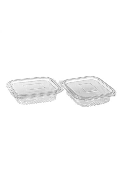 YOK YOK AMBALAJ Disposable Storage Container with Plastic Lid Leak Proof Container 150 ml 50 Pieces