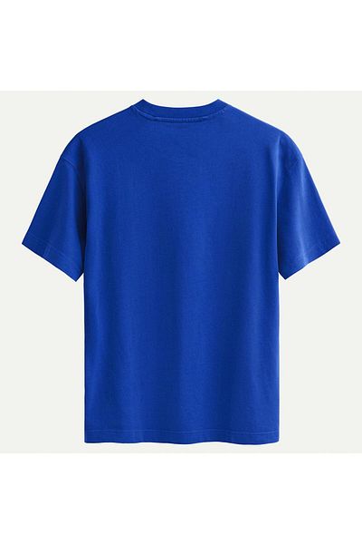 SOFTWAY Unisex Crew Neck 100% Organic Cotton Thick Textured California Printed Oversize T-Shirt - Saks Ma