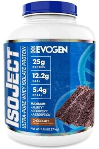 EVOGEN إيزوجيكت | بروتين مصل اللبن المعزول عالي الجودة، غني بأكثر من 12 غرامًا من الأحماض الأمينية الأساسية، و5 غرامات من الأحماض الأمينية المتفرعة السلسلة، وإنزيمات إجنيتور، للتعافي.