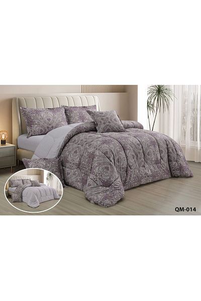 Moon Paradise Roselyn Double Bedspread, 100% Cotton, 6 Pieces