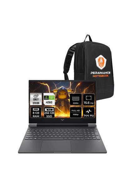 HP Victus 15 i7-13620H 8GB 256GB SSD RTX4060/8GB 144Hz 15.6'' FHD FDOS Gaming...