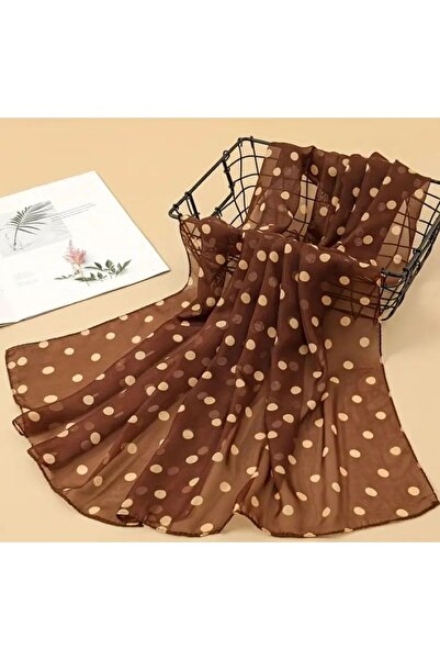 Dgt Luxury Bohemian Stylish, Πουά, Ηλιόλουστο, Αντιανεμικό, Εκτυπωμένο Διπλής Όψης, Εισαγόμενο Φουλάρι Σάλι 50x150