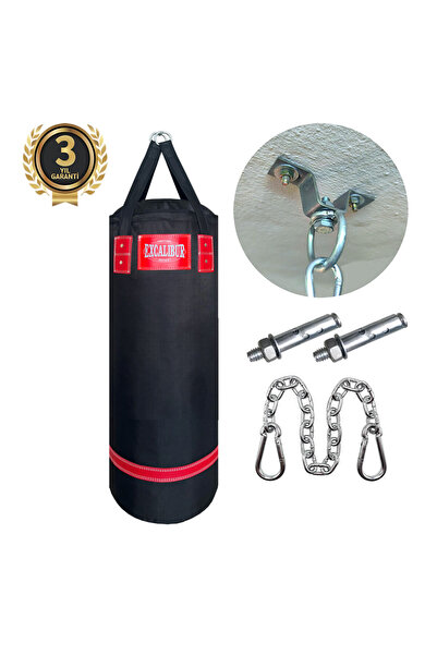 Excalibur Polystar Boks Kum Torbası 90 x 30 cm Siyah