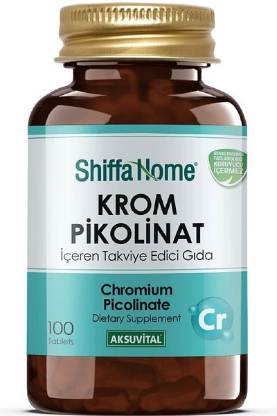 Shiffa Home Chrome Picolinate 100 Tablets (Dietary Supplement)