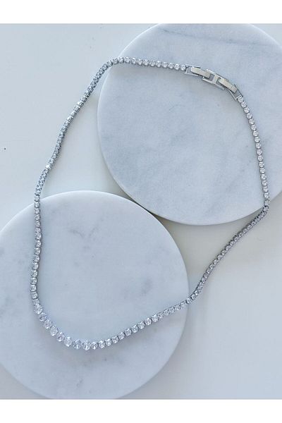 CHARMLUCKY STEEL WATERWAY NECKLACE