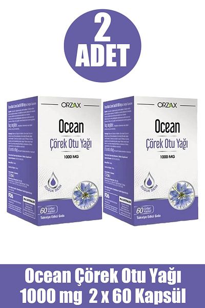 Seddar Collection Ocean black seed oil 1000 mg 60 capsule 2 pieces