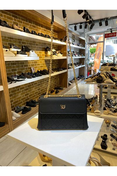 Levidor Levi̇dor Quality Stylish and Convenient Black Hand and Shoulder Bag