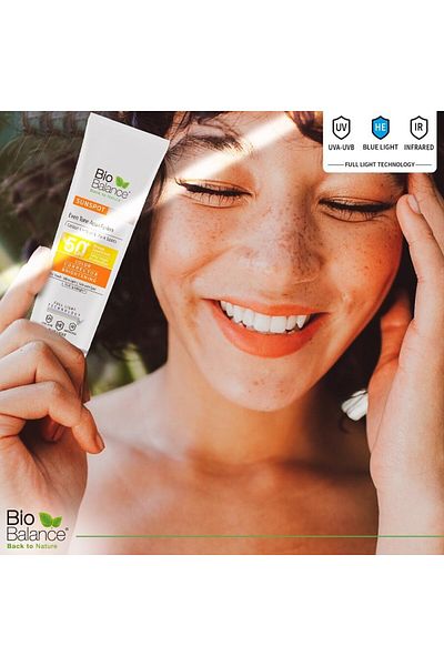 probio balance SUNSPOT Cream with SPF 50+, Evens out skin tone, Against Pigmentation Spots, Bio Balance, 40 ml