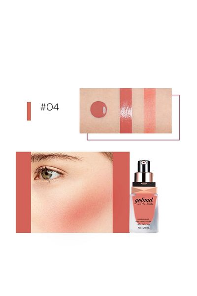 YOLAND BEAUTY Yoland Beauty Liquid Bronze Blush Shade 04