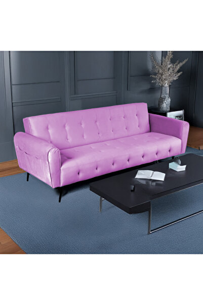 BACK COMFORT سرير أريكة مخملي SleepEase - أريكة فاخرة قابلة للطي 2 في 1 وسرير للضيوف، مريحة وموفرة للمساحة