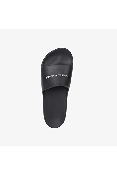 Tommy Hilfiger Entry Pool Kadın Siyah Terlik