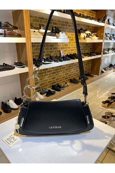 Levidor Levi̇dor Quality Stylish and Convenient Black Hand and Shoulder Bag