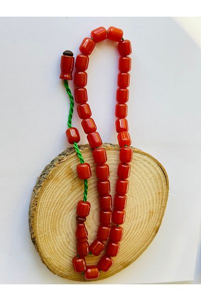 Kehribar Pressed Amber Prayer Beads