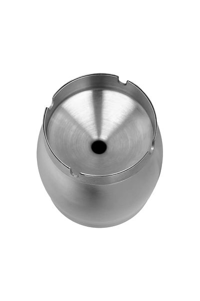 Fiyakalı Ürünler Atölyesi Fiyakalı Stainless Steel Odorless Barrel Ashtray, with Lid, Stylish and Multi-Purpose Design (Oto, Home, Office, Garden)