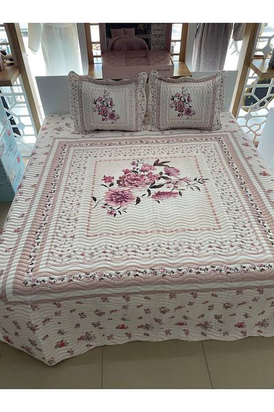 Sudemhome King Size Double Dowry Bedspread and Pillowcase Set 250*260 cm