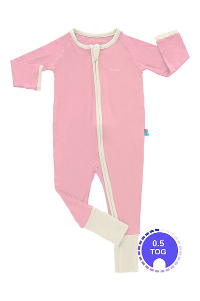 KidZee Sleeping Bag 0.5 Tog Blush Sleeved Zee-Suit