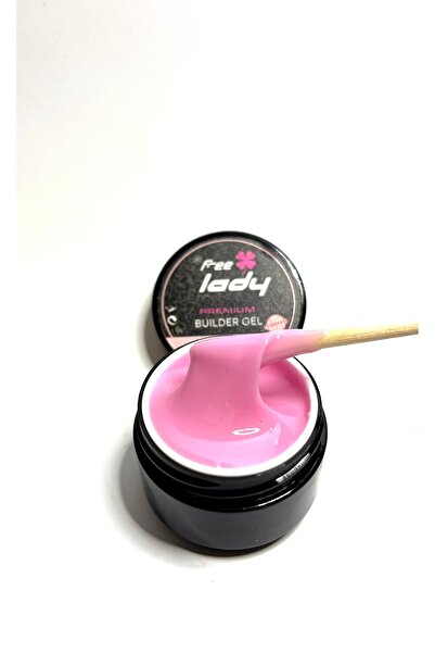 FREELADY Protez Tırnak Builder Jel Uv/led 15ml Şeker Pembe-Candy Pink