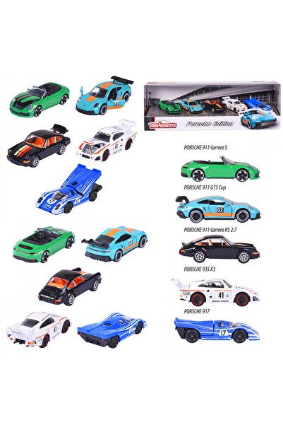 Simba Toys MAJORETTE PORSCHE METAL ARABALAR 5 Lİ SET PAKET 3+