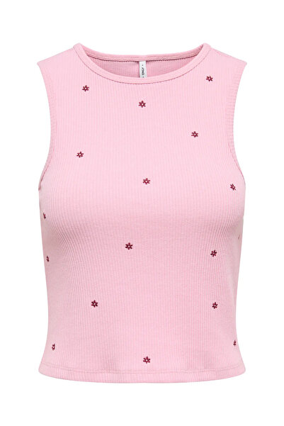 ONLY ONL30 WILMA AOP RIB TOP CS JRS