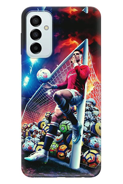 Lopard Case for Samsung Galaxy M23 Cover Covers 2 Cristiano Ronaldo Red in Goal