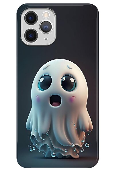 Lopard Apple iPhone 11 Pro Max Phone Case Covers 23 Ghost Wallpaper Black White