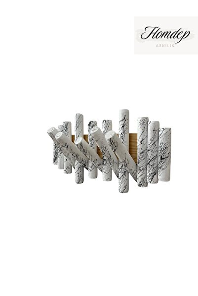 HOMDEP Duvar Askılığı Elbise Askılığı Portmanto Duvara Monte Askılık Bohem İs...