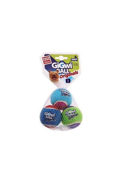 Gigwi 6119 Gigwi Ball Tenis Topu Köpek Oyuncağı 3'Lü 5 Cm
