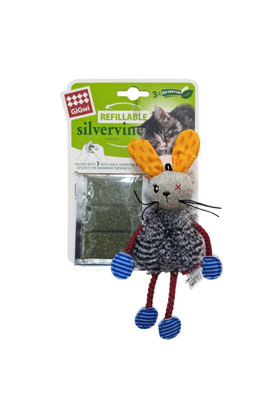 Gigwi 7514 Catnipli (DOLDURULABİLİR) Tavşan Kedi Oyuncağı