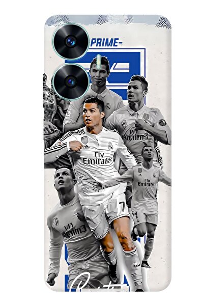 Lopard Realme C55 Case Phone Case Covers 1 Cristiano Ronaldo White