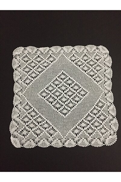 PİNA HEDİYELİK AKSESUAR EL ÖRGÜSÜ DANTEL PEÇETE TIĞ İŞİ 8 ADET 30X30 VİNTAGE ...