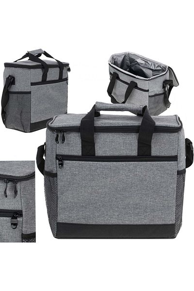 OEM Geanta termoizolanta pentru picnic sau plaja, capacitate 16l, culoare Gri