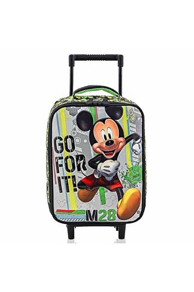 Mickey Mouse Mickey Squeegee Kindergarten Bag, Licensed Double Eyed Pencil Bag - Licensed Water Bottle Gift