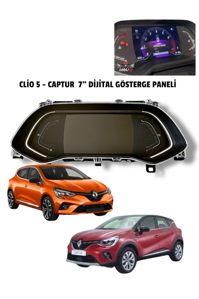 Orjinal Clio5-captur2 Uyumlu Dijital Km Saati- Joy&touch Uyumlu