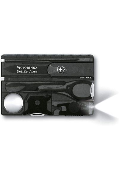 Victorinox سكين سويس كارد لايت باللون الأسود