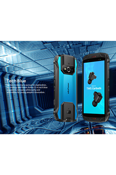 ULEFONE Armor 15 6gb Ram 128gb Rom|6600mah Battary - Built In Tws Earbuds|nfc